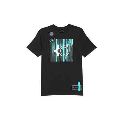 Dri-FIT KD Logo Tribute To Kevin Durant Print Kurzarm T-Shirt Herren Oberteile Schwarz CD1279-010