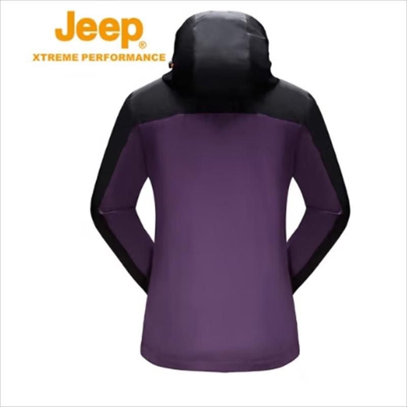 JEEP Women's 3-in-1 Fleece Colorblock Windproof Jacket