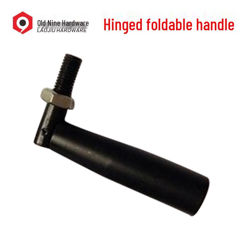 Hinged Foldable Bakelite Machine Tool Handwheel Handle with Chrome-Plated Iron, M6/M8/M10/M12