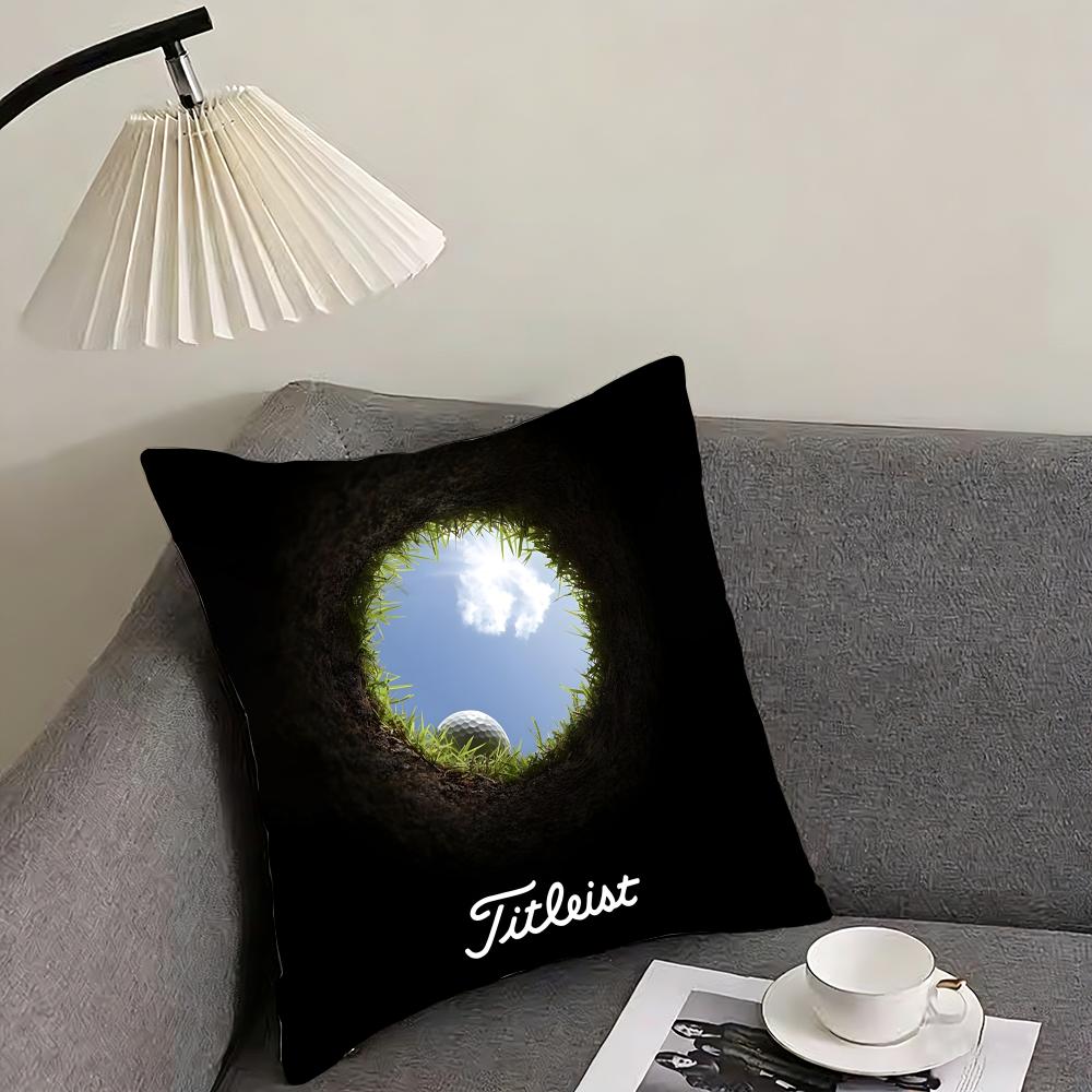 TTitleist Brand Cushion Cover Pillowcase Ultra Soft Skin Friendly Fabric Cloud Like Comfort Concealed Zipper