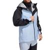 adidas Hiking Waterproof And Windproof Windbreaker Jacket Men's Light Pink Blue/Black HU1115