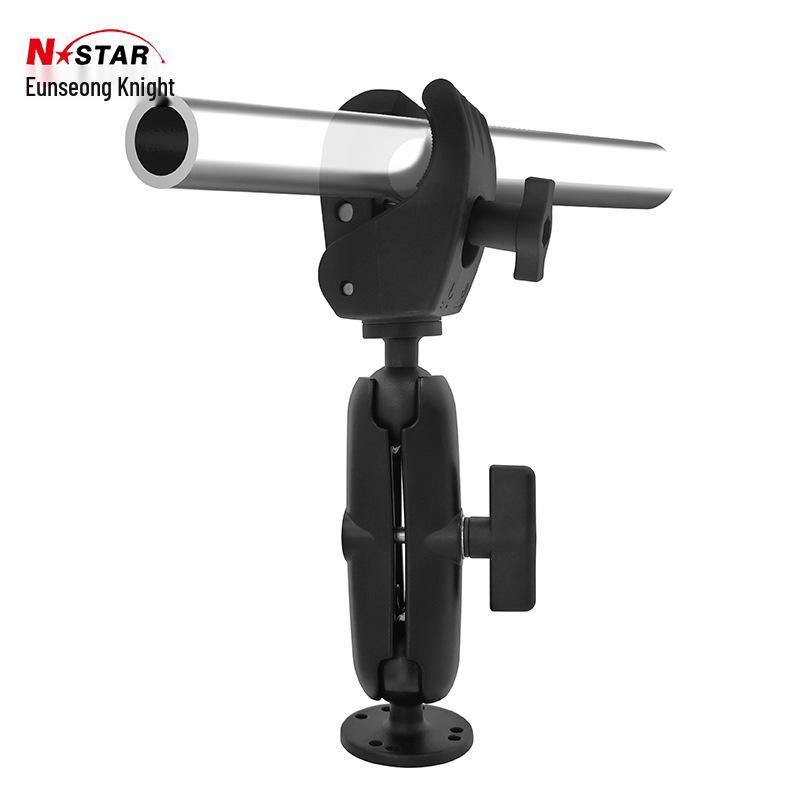 1.5-Inch Mouth Clip Ball Head Trolling Motor Stabilizer Bracket for Speedboats