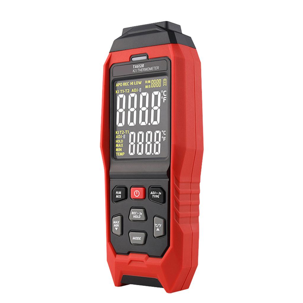 TASI TA612C 4 Channels K/ J Type Thermocouple Thermometer -200~1372/ -328~2501Stopień Fahrenheita Handheld Digital LCD Temperature Meter 5000 Groups