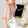 For Apple Watch Series 10 42mm/9 8 7 41mm/6 5 4 SE SE (2022) SE (2023) 40mm/3 2 1 38mm Metal Watch Band Rhinestone Decorated Watch Strap