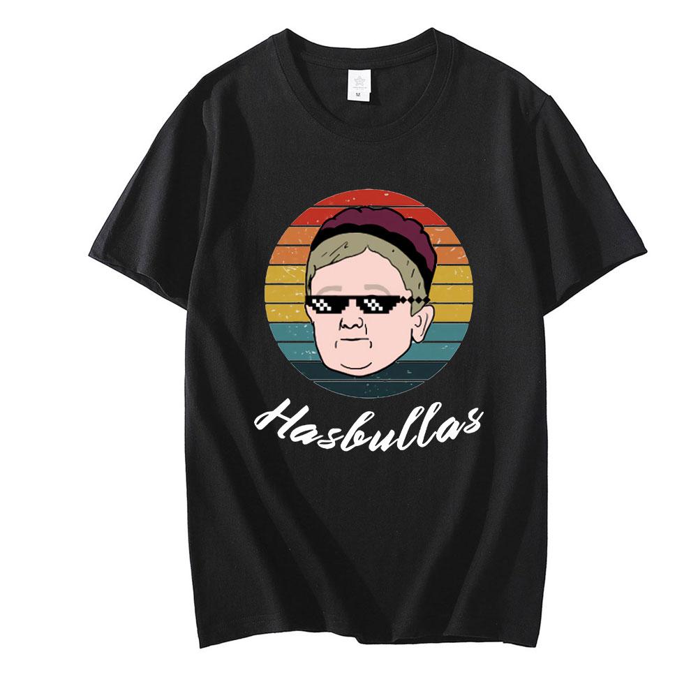 Klassisches Hasbulla Kampf-T-Shirt Unisex Fan-Geschenk Mini Khabib Blogger-T-Shirt Unisex Unisex Grafikdruck T-Shirts Kurzarm Tops