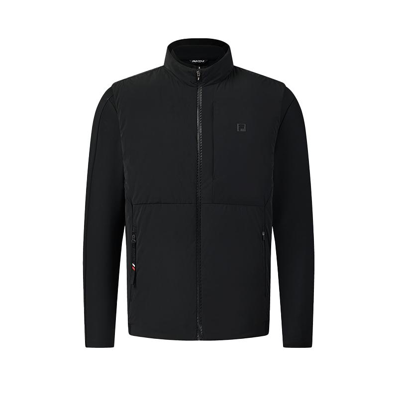 Fila Golf Serie Abnehmbar Zweiteilig Bequem Modisch Lässig Golf Vielseitig Daunenjacke Herren Oberbekleidung Tiefschwarz A61M545902FBK