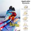 Skiers Shawl Blanket Personalized Name Option Soft Comfortable Stylish For Bedroom Bed Sofa Office Camping Warming Perfect Gift For All Seasons