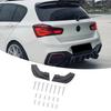 2 Pcs Rr Bumper Side Diffuser Anti Collision Strong   Replacement for F20 1 Series 118i 120d 120i 125i 2015-2019 Lci M Pack