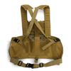 SHENKEL Lightweight 2-Way Modular Vest Chest Rig with 4 Pouches, var.4 TAN (vest-004tan)