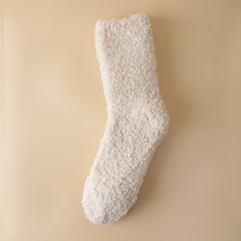 Fleece Socks with A Loose Opening and Thickened Design, Warm Women's Winter Larger Size, and Super Thick Winter Sleep Socks for The Elderly