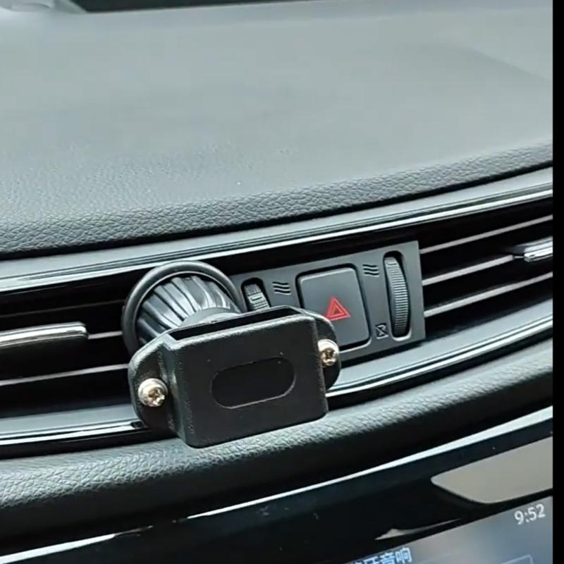 Adjustable Car Air Vent Clip Mount Holder For Talkies One Hand Operation Anti Vibration Design ABS Construction