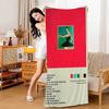 Rapper Hip Hop Pop Singer Kanye West Beach Towel Colorful Bath Towels for Girl Microfiber Sand Free Beach Yoga Spa Gym Pool