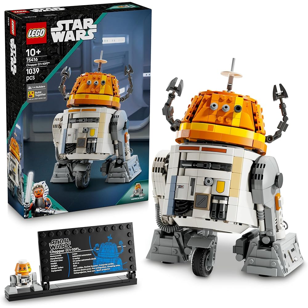 LEGO Star Wars C1-10P Chopper Astromech Droid Toy Building Blocks for Kids Ages 10-12