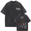 Washed Vintage Metal Rock Band Gojira Tshirt Magma T Shirt Fortitude Tshirts Unisex Women Fashion Oversized T Shirts Streetwear