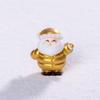 Resin Miniature Santa Claus Accessories Cartoon Santa Statue Creative Christmas Figurines  Festival