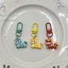 1/6Pcs Cute Pony Keychain Cartoon Resin Year Of The Horse Keyring Car Key Holder Bag Pendant Decor Accessories New Year Gifts