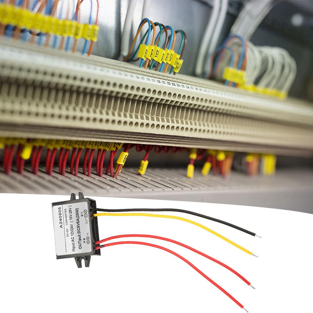 AC 12V 24V to DC 5V Buck Converter AC DC Power Supply Module