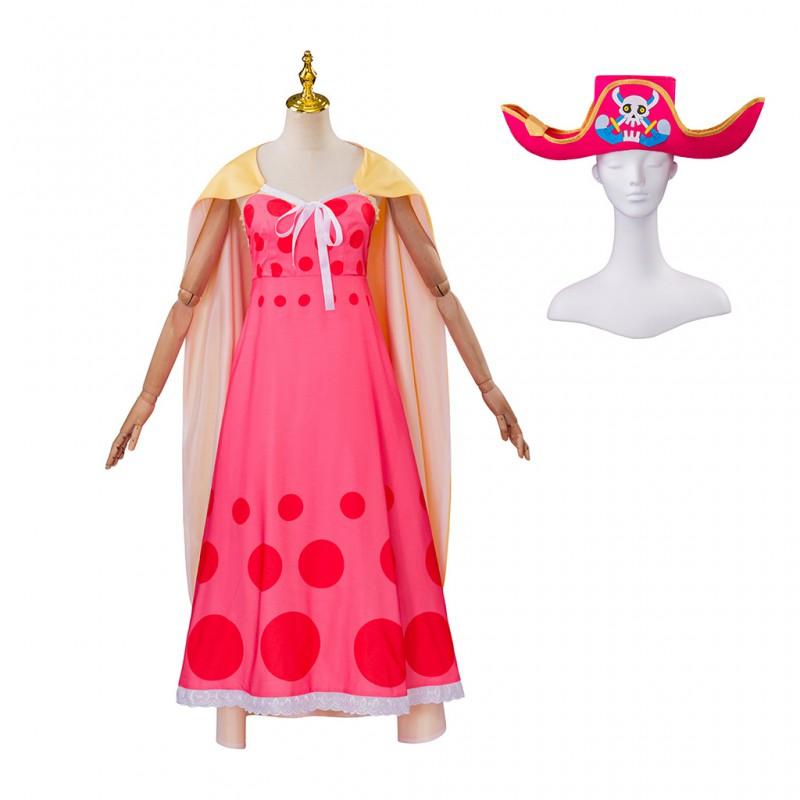 One Piece Onigashima Battle Charlotte Linlin Cosplay Costume Halloween Anime Role Play Outfit