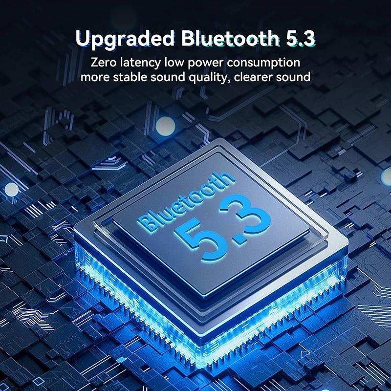 NFC Bluetooth 5.3 Receiver Transmitter Digital To Analog Converter DAC Low Latency Wireless Audio Adapter for TV PC Car Speaker