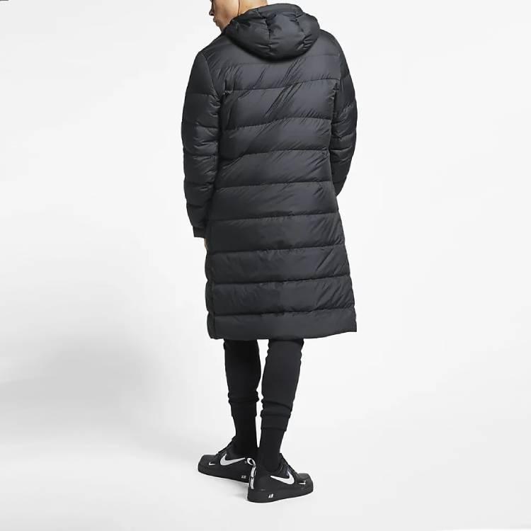 Nike Sportswear Windrunner Down Fill Long hooded down Jacket Black Men's AA8854-010