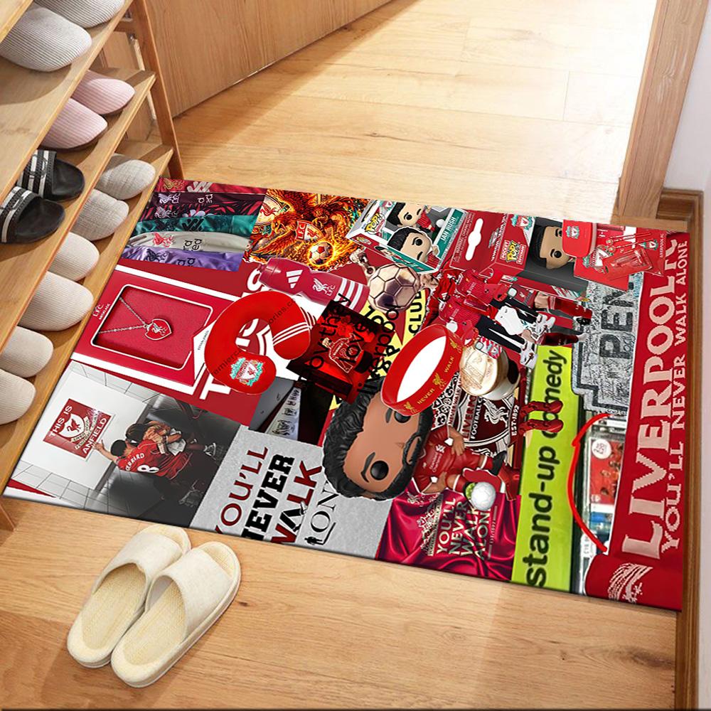 Liverpool Football Club Floor Mat Perfect For Decorate Room Dining Room Outdoor Game Room Antislip Rug Decorate Offices Spiritual Gift