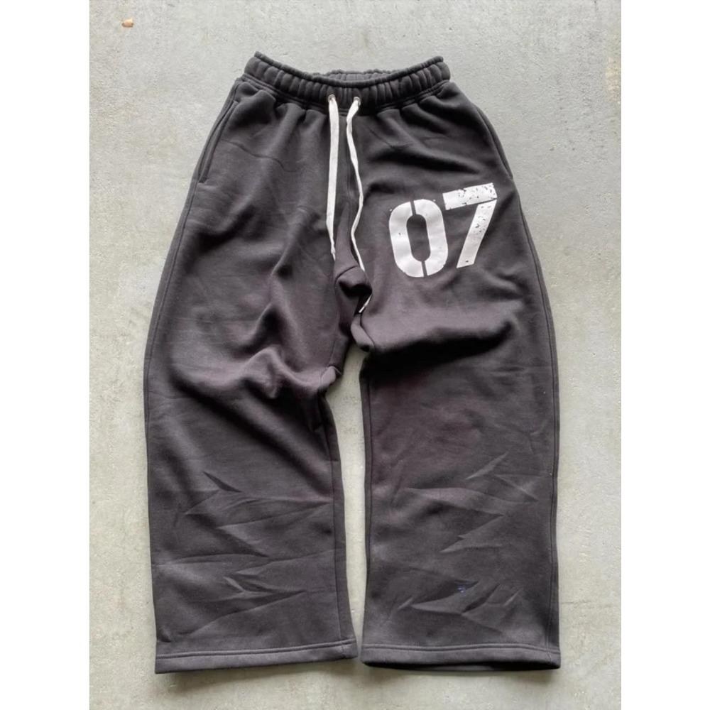 Y2k New Harajuku Drawstring Casual Men and Women Sports Pants