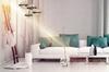 MODERN HONEY GLASS RING HANGING LAMP