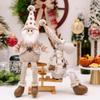 Snowman Deer Santa Claus Doll Decor Knitted Merry Christmas Decorations  New Year Party Gifts