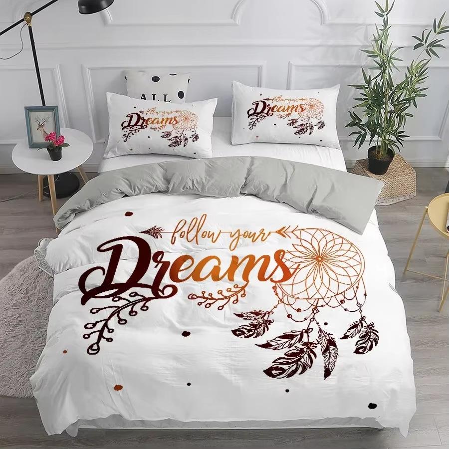 Dream Catcher Down Comforter Set Bedding Set 3-piece Duvet Cover Set
