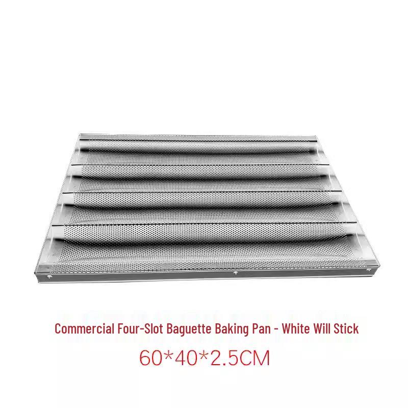 Saikoyou Commercial 4-Slot Baguette Baking Pan
