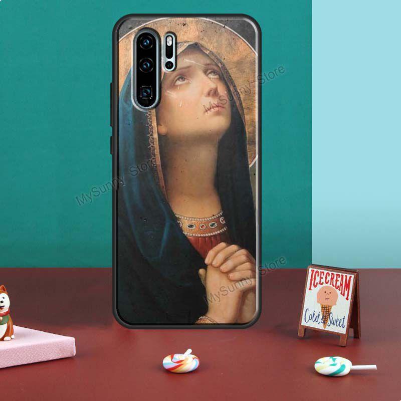 Holy Mother Virgin Mary Christian Case For Huawei P30 P40 P20 Pro Mate 20 10 Lite Honor 50 10i 20 9 8X P Smart 2019 Z Nova 5T
