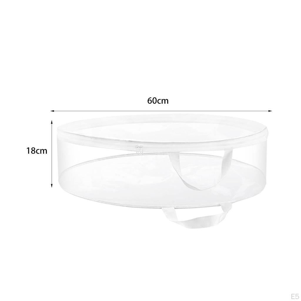 Christmas Wreath Storage Bag, Bag of Dual Zipper, Container for