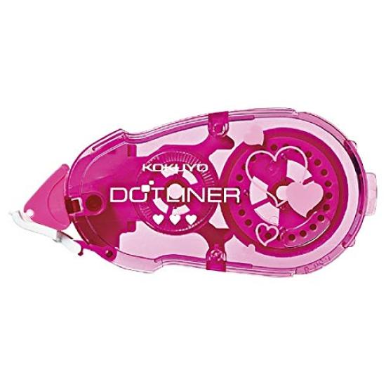 KOKUYO Dotliner Heart Refill Tape of (Set 3) розовый