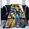 Invincible Comic Mark Grayson Fleece Blankets Anime Awesome Throw Blanket for Home 150*125cm Rug Piece Lightweight Thin