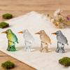 Handmade Bird Figurine Cute Animal Statue Home Table Decoration Ornament Wedding Holiday Gift Decoration