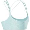 Li-Ning Fitness Series Solid Color Light Support Sports Bra Women Underwear Feather-Green AUBU018-1