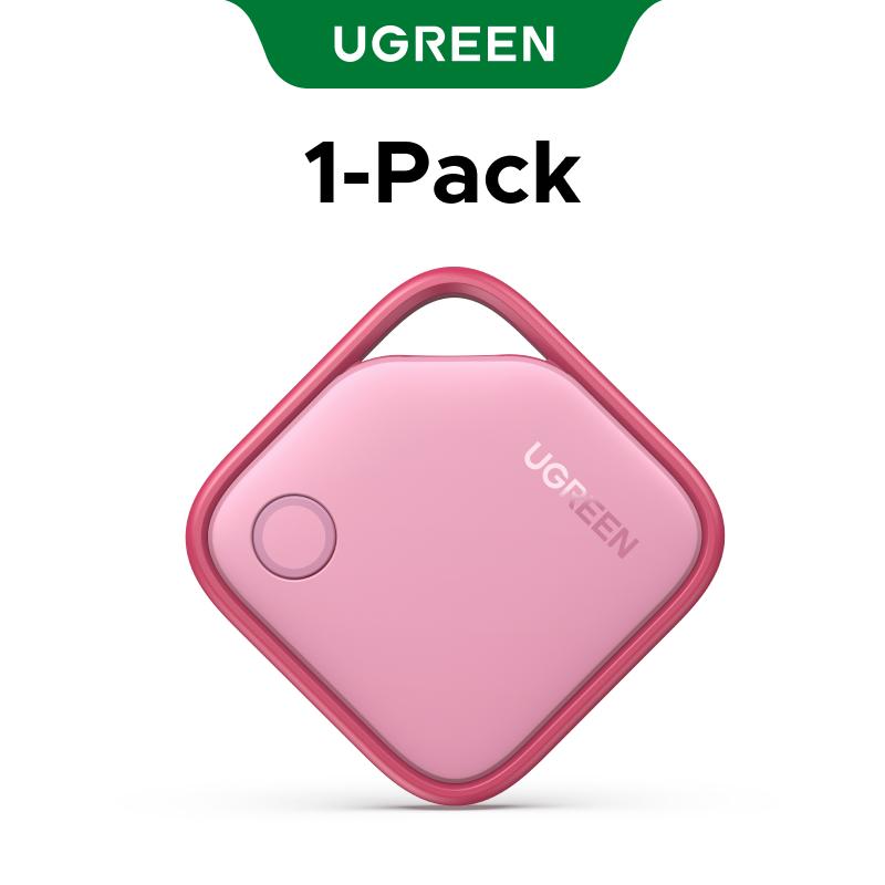 UGREEN Smart Bluetooth Tracker, Keys Finder Item Locator SmartTag Up to 2 Year Battery Phone Finder For Apple Find My (only IOS) горячий розовый