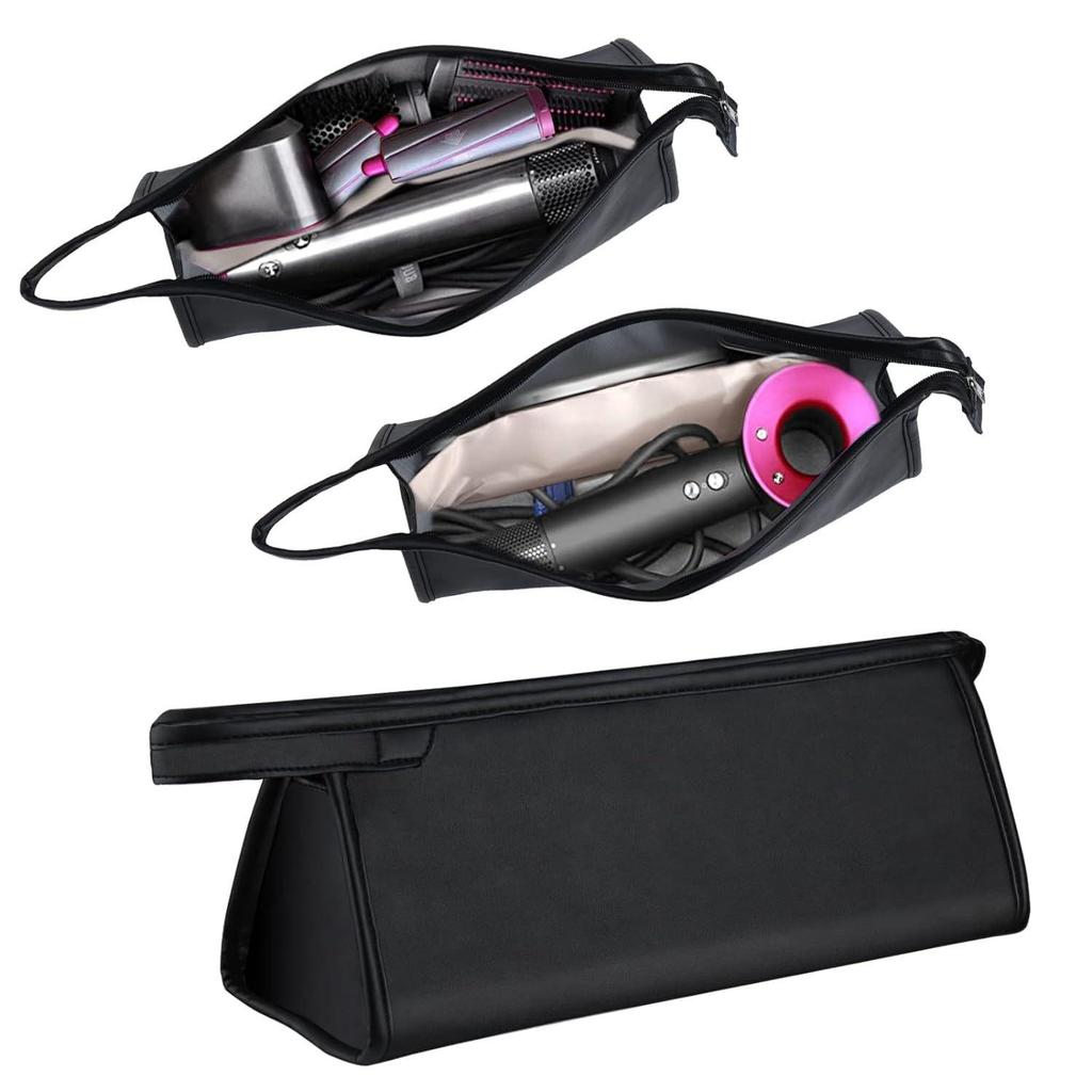 Dyson Hair Dryer & Curling Iron Travel Storage Bag with Dividers, Anti-Scratch Protection for Accessories