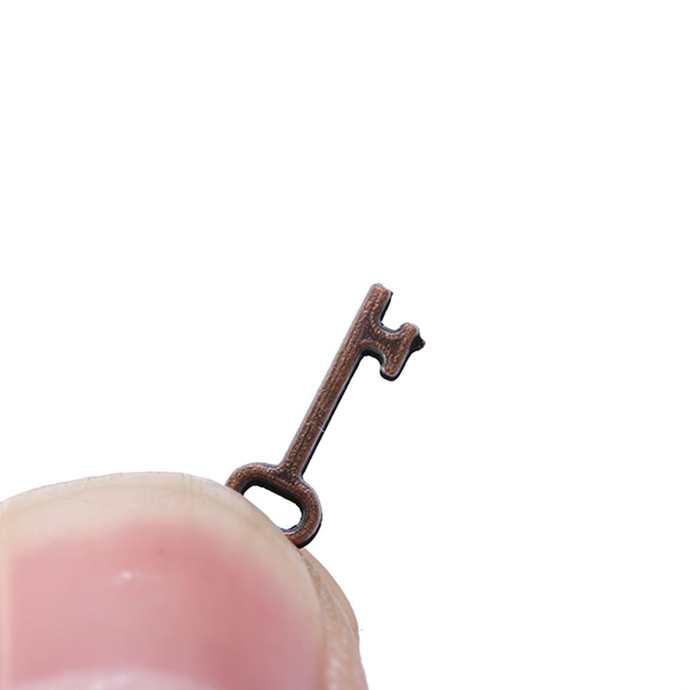 Plate Metal Toy Brass Knobs Dollhouse Lock Key Set Mini Furniture Pull Miniature Door Handles