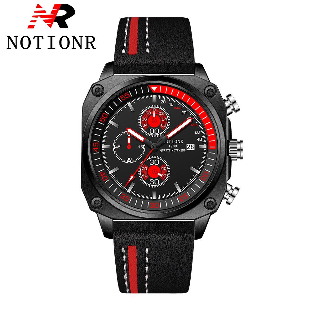 Men S Leather Watch, Casual Men S Quartz Watch