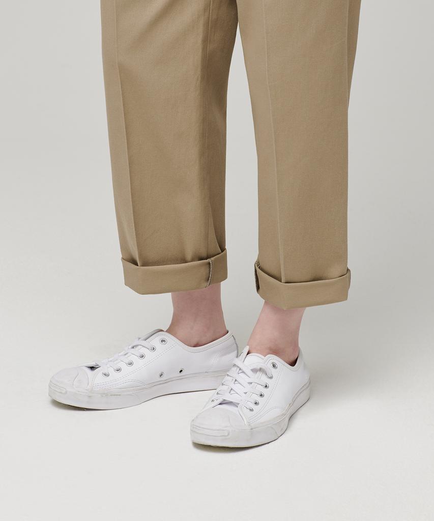 MUSINSA STANDARD WOMAN Women'S Tapered Chino Pants [Beige]