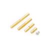 180Pcs M2.5 Motherboard Standoffs&Screws&Nuts Kit, Hex Male-Female Brass Spacer Standoffs, Laptop Screws for DIY Computer Build