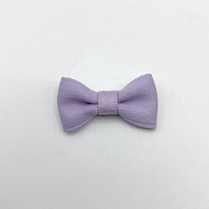 Available In 8 Colors: 3cm Cotton Ribbon Bowknot for Hair Accessories, Shoes, Hats, Decorations, and Pet Toys.