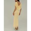 Elegant Solid Color Fitted Sleeveless Dress With High Waist Flared Hem Date Night Or Party Occasion