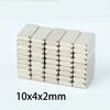 10/20 pezzi Magneti Rettangolari 10mm x 4.5mm x 2mm - Magneti a Blocco Forti per Uso Industriale