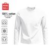 Men's Long-Sleeve Pure Cotton Crewneck T-Shirt