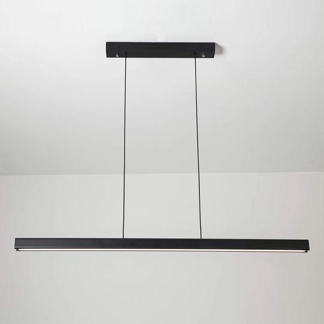 Nordic Restaurant Chandeliers Dining Table Long Pendant Light Office Lighting Modern Personalized Indoor LED Lighting Fixtures