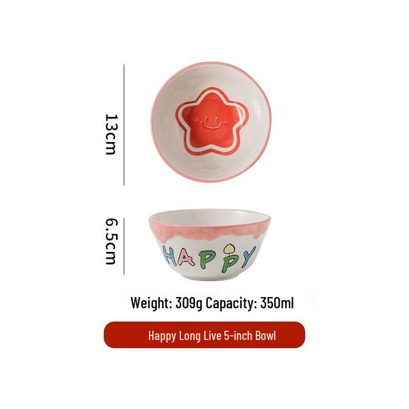 Abay Cartoon Ceramic Bowl Set