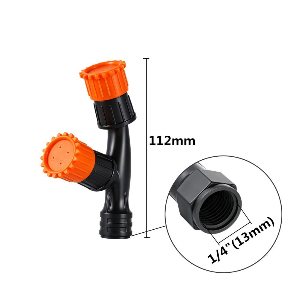 Electric Sprayer Atomizing Nozzle and Filter Joint 1/4" Female Thread Orchard Farmland Wind-Proof Pesticide Sprayer Heads 5Pcs