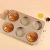 Non-Stick Hamburger Bun Mold Thick Bread Loaf  Making Pan Oven Baking Plate  Kitchen Cooking
